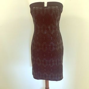 Armani Exchange Strapless Black Stretch Size 8